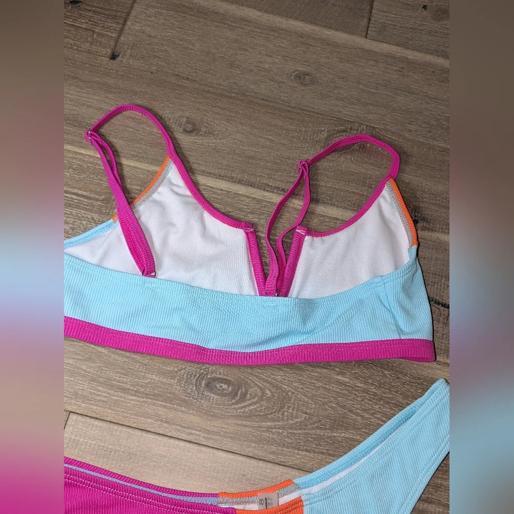 Zaful Colorblock Bikini Set - Picture 6 of 7